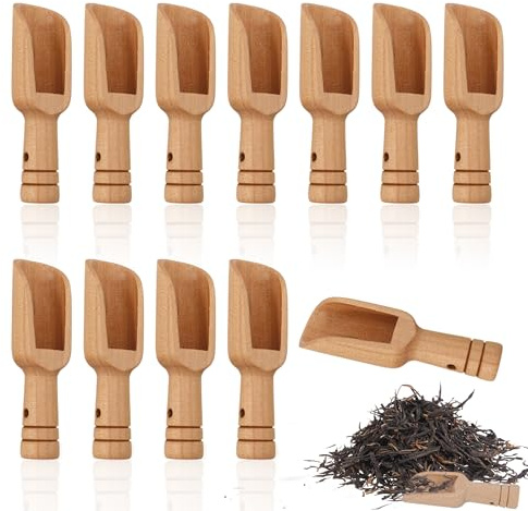 12Pcs Small Wooden Spoons Set, 7.6cm