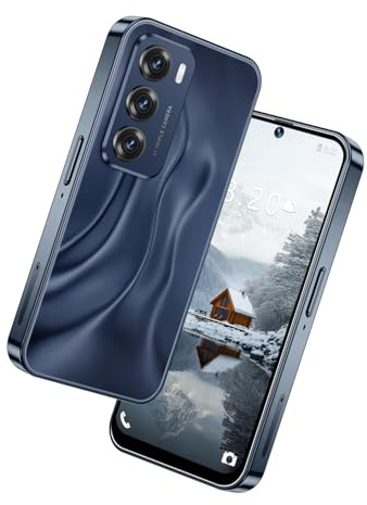MsMga 4G Mini Smartphone Unlocked with 4.0 HD Full Screen,Android 10,Dual SIM 3GB+32GB,World's Smallest Tiny Phone 4G,Small Smart Mobile Phones for Kids, GPS Face ID WIFI (Reno12mini - Navy Blue)