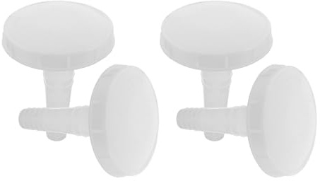 ANDRESLAD Irrigatore per Tubo da Giardino 4 Pezzi Ugello Nebulizzatore Agricolo in Plastica Bianca Attacco Rinforzato per Irrigazione Efficiente di Prato Serra e Coltivazioni su Larga