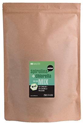 Wohltuer Spirulina + Chlorella Bio Algen Superfood Mix Tabletten in Rohkostqualität 250g