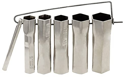 Superior Tool 03755 Socket Wrenches-6 Piece Wrench Set with Turner Bar and Handle Wire