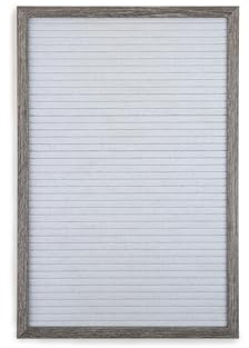 Core Home Felt Letter Board with Vintage Frame and Stand - Includes 128 Letters, Numbers, and Symbols - 12 x 18 - White