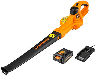 LawnMaster MX 24V Cordless Leaf Blower with Battery - Powerful Garden Blower with MX 24V 2.0Ah Lithium ion Battery and Charger, 2 Year Guarantee