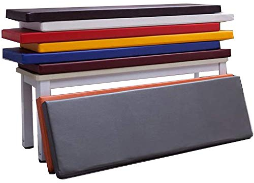 ZINN Leather Outdoor Bench Cushion,Waterproof 2 3 Seater Wooden Bench Seat Pad,Foam Padded Palett Seat Cushion for Garden Bench,Sofa or Swing