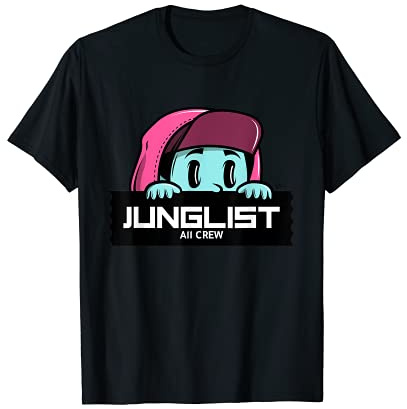 Junglist Drum N Bass EDM Drum And Bass Liquid Raver Maglietta