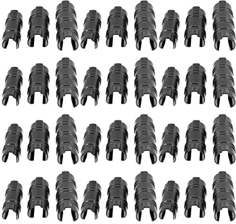 YARNOW 60 Pezzi Carta Laminata Per Serra Clip Del Tubo Degli Edifici Presa Del Film Per Fermaglio Per Rete Morsetto Del Riparo Filmato Fibbia Per Tubo Maglia Plastica in Lega Di Abs