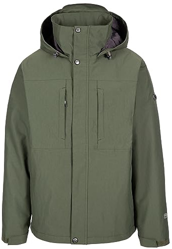 Trespass Mens Waterproof Jacket Padded 4 Pockets Discott