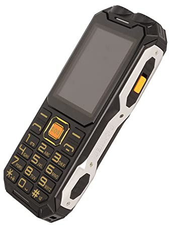 Zunate 2G Rugged Phone Unlocked, Cell Phone for Seniors, Kids, 16800mAh, SOS Button, Flashlight, Dual SIM, Loud Voice, 2.4 Screen (Black)