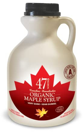 47° North Canadian Organic Single Source Maple Sryup Very Dark Strong 500ml