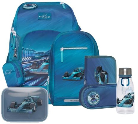 Beckmann Active Air FLX Schulrucksack Set 8tlg. (Racing)