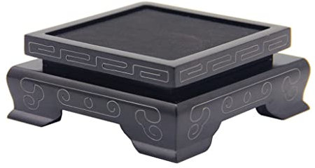 Support de pot de plante de jardin, socle carré, statue de Bouddha, vase, ornements sur pied, décoration de plantes en pot de jade, support adapté à la maison, au bureau, au porche, à la décoration de