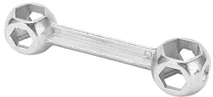 CHICIRIS 10-in-1-Inbusschlüsselsatz, Leichte Zinklegierung, Größen 6 Bis 15 Mm, Kompakt und Leicht zu Transportieren für die Fahrradreparatur Dog Bone Tool