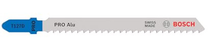 Bosch 2x PRO Alu T127D Stichsägeblatt, 100 mm, 2-tlg. | für Aluminium, Nichteisenmetalle, Länge 100 mm, Professional Zubehör Stichsäge