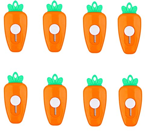 8 Pcs Wrap Box Opener, Carrot Shaped Plastic Letter Openers