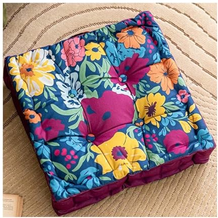 Miecoae Sitzkissen für den Boden Garten bunt Auto, sitzkissen küchenstuhl 40x40 mit Griff, stuhlkissen waschbar, loungekissen, sitzpolster Stuhl, bodenkissen, sesselauflage Outdoor(1722)
