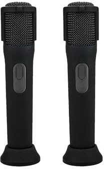 Confezione da 2 custodie protettive in silicone per microfono wireless JBL PartyBox, antiurto, antipolvere e impermeabili, per un uso senza preoccupazioni ovunque, colore nero