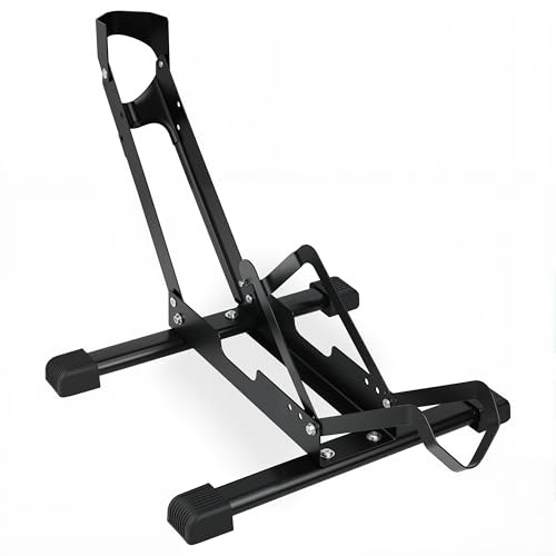 MEGHNA 1/2er Pack Fahrradständer–Bodenständer Fahrradparkständer aus Kohlenstoffstahl für 20-27.5Zoll Mountainbike/Rennrad/BMX/City Bike (Reifenbreite unter 7.5cm)