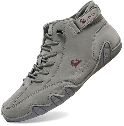 Generisch Alpaca Barfuss Schuhe, Alpaca - Ergonomischer, Wasserdichter & Schmerzlindernder Leder-Barfußschuh, Ldeck Herren Schuhes, Bergxpertenn Schuhe (EU 34-50)