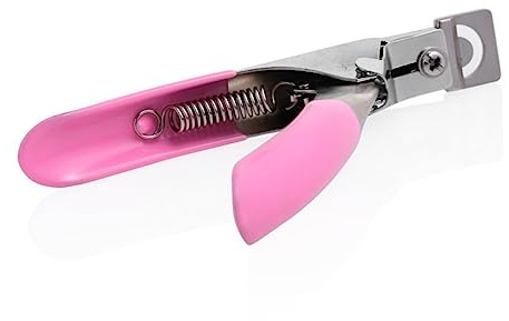 PACKOVE 2piezas Cortaúñas De Acero Inoxidable Para Uñas Postizas y Manicura Herramienta Para Cortar Uñas Salón De Belleza o Casa