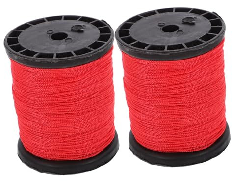 Mipcase 2rotoli Spago Nylon Resistente Per Muratura Spago in Nylon Per Attrezzi Da Costruzione Linee Costruzione Per Edilizia