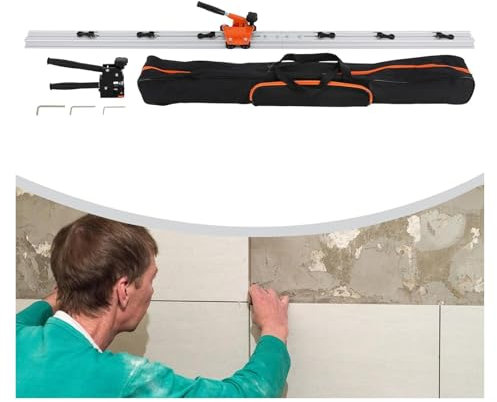 Taglierina manuale per piastrelle, Tagliapiastrelle di grande formato con custodia for il taglio di piastrelle in porcellana ceramica di grandi dimensioni in alluminio, ferro e nylon da 0,12 a 0,47 d
