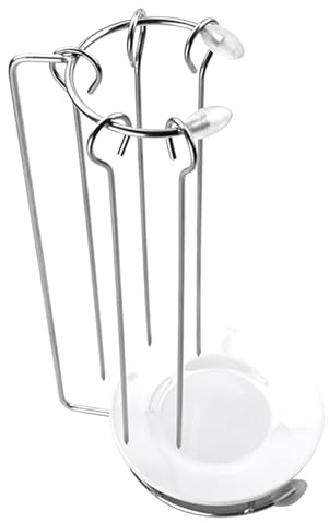 CLISPEED Parrilla para Kebab De Soporte para Brochetas Soporte De Acero Inoxidable Brochetas para Asar Carne y Verduras Al Aire