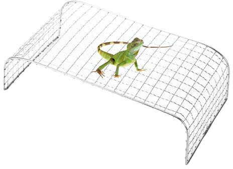 Generisch Bartagamen Hängematte | Edelstahl Kletternetz Hängematte Für Bartagamen,Terrarium Zubehör Reptilien Kühlmatte Für Schlangen, Schildkröten & Einsiedlerkrebse
