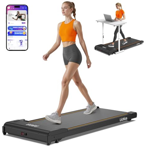 Laufband Untertisch Walking Pad 2.5HP mit APP Steuerung, Mini-Laufmaschine bis 130kg – Fitnessgerät für Zuhause