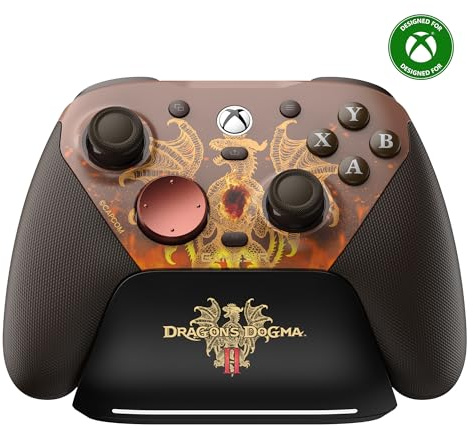 GameSir G7 Pro Kabelgebundener Xbox Controller für Series X|S, Kabelloses PC Gamepad, TMR-Joysticks, Hall Effekt Trigger, 1000 Hz Abtastrate (PC), Ladestation, Dragon’s Dogma II Edition
