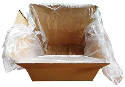 (Paquet de 200) HDPE 60 x 20 x 60 cm, tampons 12 microns pour boîtes, sacs de comptoir en polyéthylène, sacs en plastique Emballage alimentaire Emballage d'emballage Bouchers Boulangerie