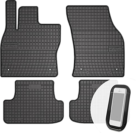 Moto-Moltico - Alfombrillas de goma para coche, 4 piezas, aptas para Audi Q2 SQ2 a partir de 2016