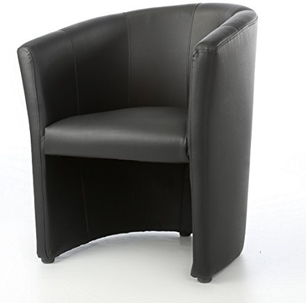 Cocktailsessel Sessel Clubsessel Loungesessel Club Möbel Bürosessel Praxismöbel schwarz