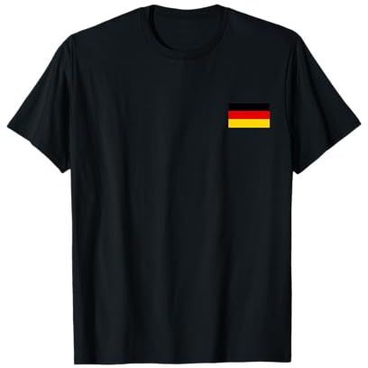 Deutschland Flagge Deutsche Germany Flag Damen Herren T-Shirt
