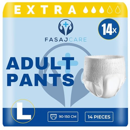 14 x Incontinence Pants Women and Men, Men and Women Diapers, Diapers for Adults, Breathable and Anti Leakage, Adult Nappies, 1 Pack of 14