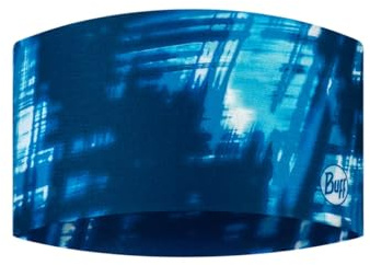 BUFF®| Cinta CoolNet UV® Wide Hombre Mujer Adulto Comoda, Proteccion UPF50, Deporte, Elastica, Material Reciclado, Calidad, Talla Única, Azul