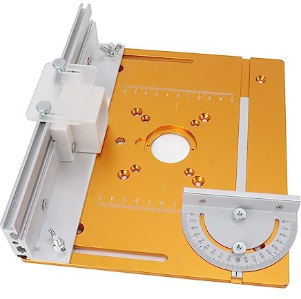 Piastra di Inserimento Per Tavolo Per Fresatrice, Piastra Ribaltabile Per Fresatrice di Legno Per Banchi da Lavorazione del Legno, Sega da Tavolo, Tavolo Per Fresatrice E Accessori Per Seghe da Cingol