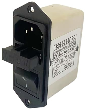 Emi Power Filter, Power Line, 1 X with Switch, Travel Parts, Durable Emi Filter