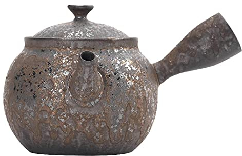 ASHSDI Tetera Marroqui Tetera de cerámica China de 320Ml, Regalo de cerámica portátil para Picnic al Aire Libre, Hotel de Negocios Tetera Turca (Color : B, Size : 320Ml)