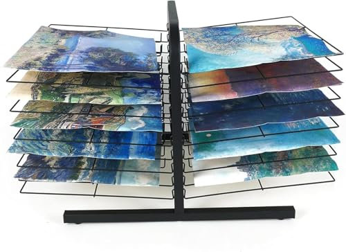 Suixtil Trocknungsständer für A3 Kunst Trocknungsständer für Kunstwerke/Malerei, Organisation im Klassenzimmer, zu Hause, in der Schule oder in der Vorschule, Tischtrockenständer für Kunst