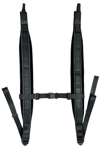 Leuchtklang Akkordeon Riemen Nylon Samt Schultergurte Akkordeongurt Schulterriemen Trageriemen, Flexibel verstellbar 6cm Breit 1cm Dick gepolstert