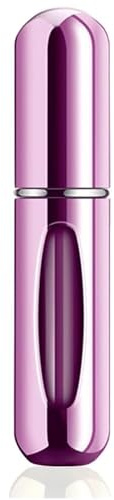 The Miss Chic Portable Perfume Atomiser Spray Bottle - Leak-Proof Mini Travel Bottle for Men & Women, Aluminum, Easy to Refill, No Leakage, Perfect for Purse, Pocket, and Handbag (Pink)
