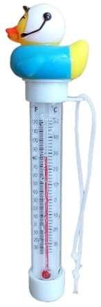 Schwimmendes Poolthermometer, Duck Pool Thermometer Wassertemperatur Thermometer Mit Schnur, Bruchsicheres, Leicht Ablesbare, Für Whirlpools, Teiche Und Spas