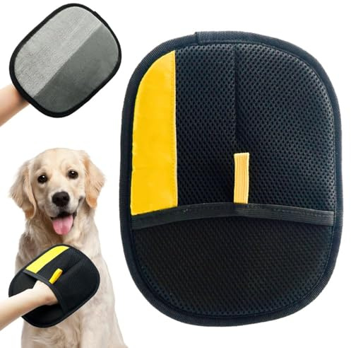 Double-Sided Grooming Gloves For Pets, 2025 New Fur Care Gloves, Reusable Cat/Dog Brush Gloves, Gentle Hair Removal & Anti-Static, For Shiny Animal Fur Grooming Gloves For Pets (1)
