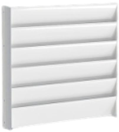 Fzaqwen Deflector Baffle Air Conditioner Protection for Outside Units Galvanized Steel Cover Compressor Outdoor Condenser Deflector Baffle Un, 55cmx55cm