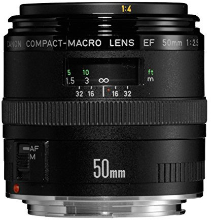 Canon EF 50mm f/2.5 Macro Lens (Renewed)