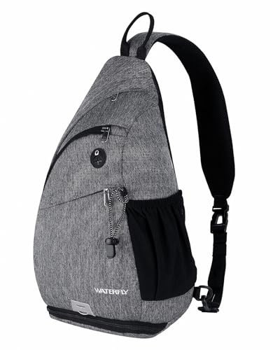 Waterfly Slingryggsäck, bröstväska, crossbody-väska triangelryggsäck för män kvinnor utomhus resor cykling vandring löpning