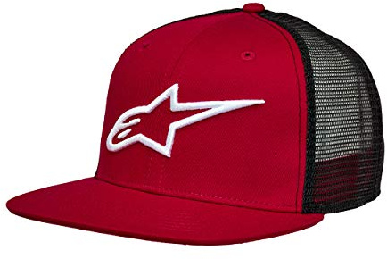 Alpinestars Corp Trucker Hat Gorra de Béisbol para Hombre Rojo Talla única