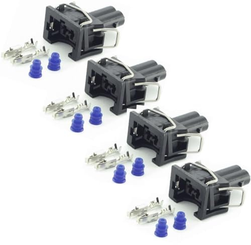Overdrive-Racing 4x Ersatz Stecker Reparatur Einspritzdüse Einspritzventil Universalstecker Passend Für Bosch EV1 037906240 1287013003