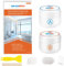 Badewannen Reparaturset Weiß 140g, Emaille, Glasfaser, Porzellan und Acryl Reparaturset, Kratzer, Löcher, Badewannen, Fliesen, Waschbecken Keramik Reparaturset