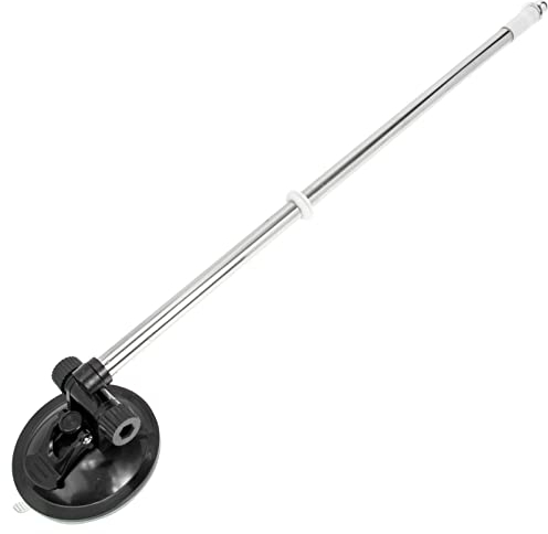 Angoily Fahnenmast Mit Halterung Universell Verstellbarer Saugnapf Fahnenmasthalter Robuste Fahnenmast-Montagehalterung Multifunktions-Fahnenmast-Set Für Wohnmobil LKW Auto Hauswand